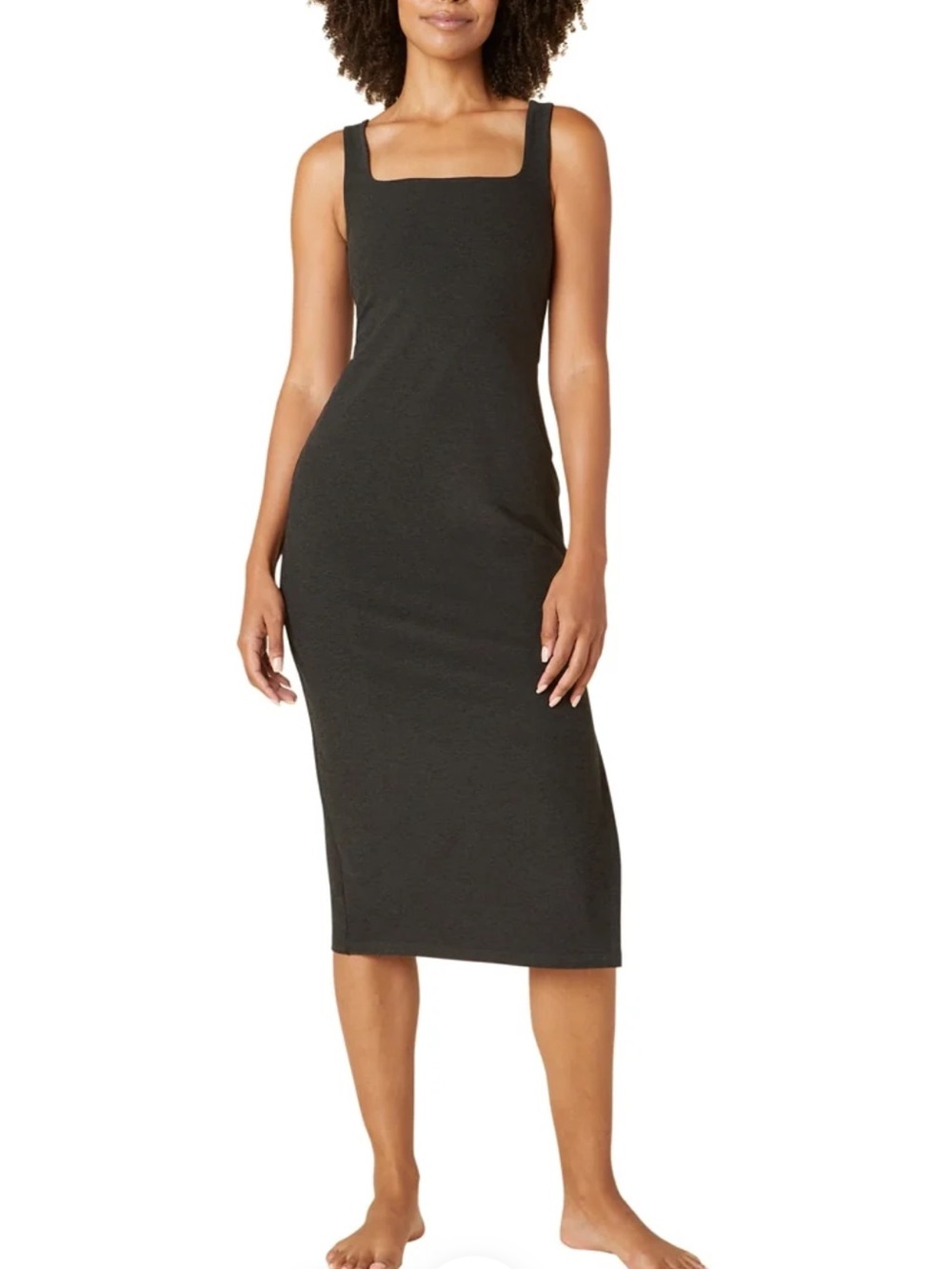 Beyond Yoga spacedye icon midi dress black size medium
